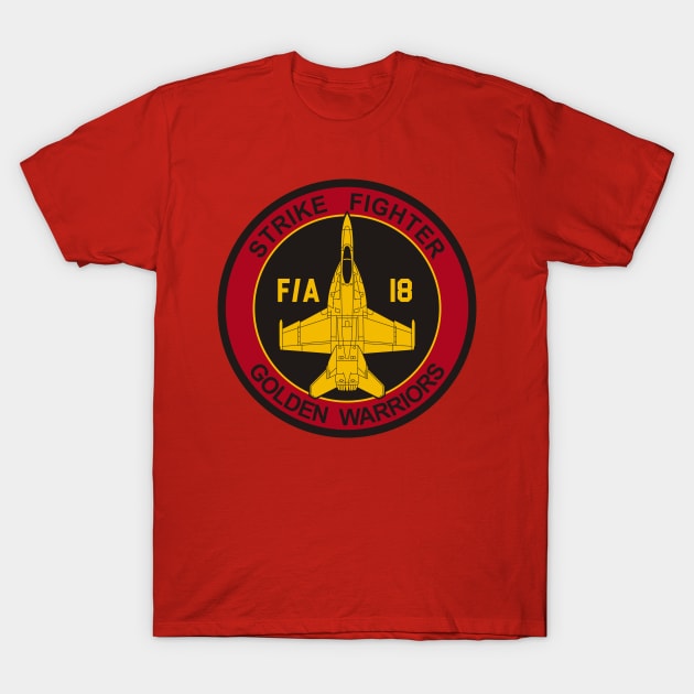 VFA-87 Golden Warriors - F/A-18 T-Shirt by MBK